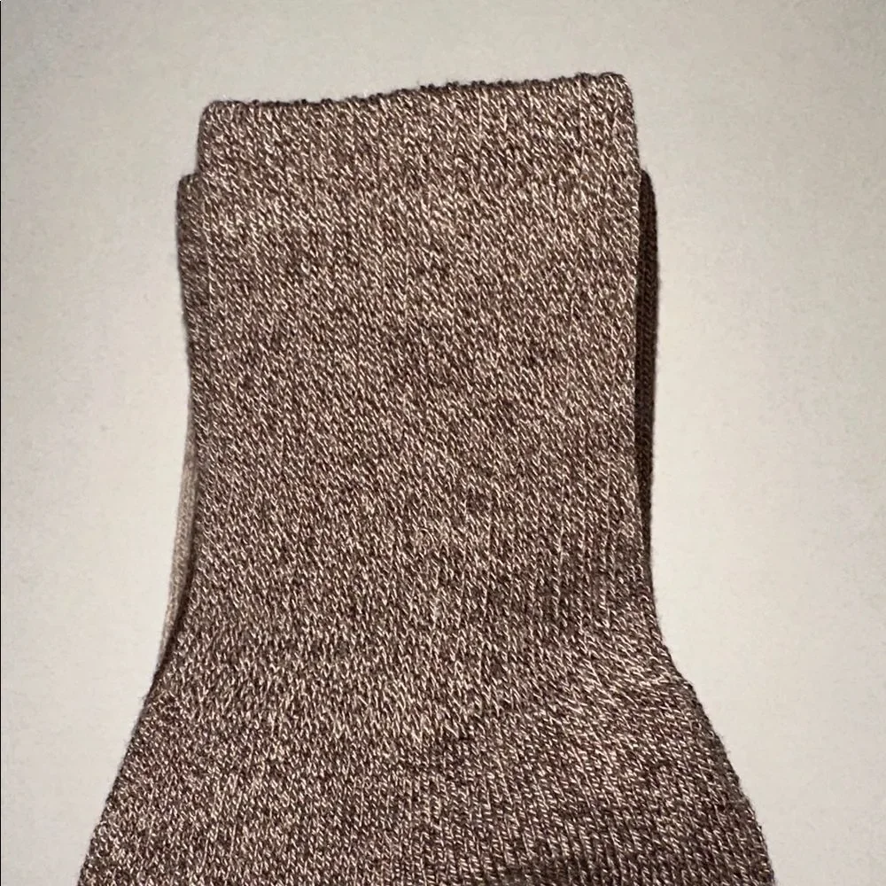 kensie Brown Tan Oatmeal Heather Ivory ON CLOUD 9 Fully Cushioned Socks 5 Pack